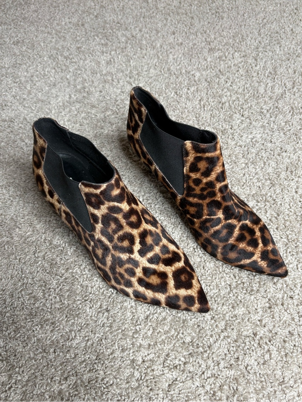 Diane von Furstenberg Fur Ankle Boots